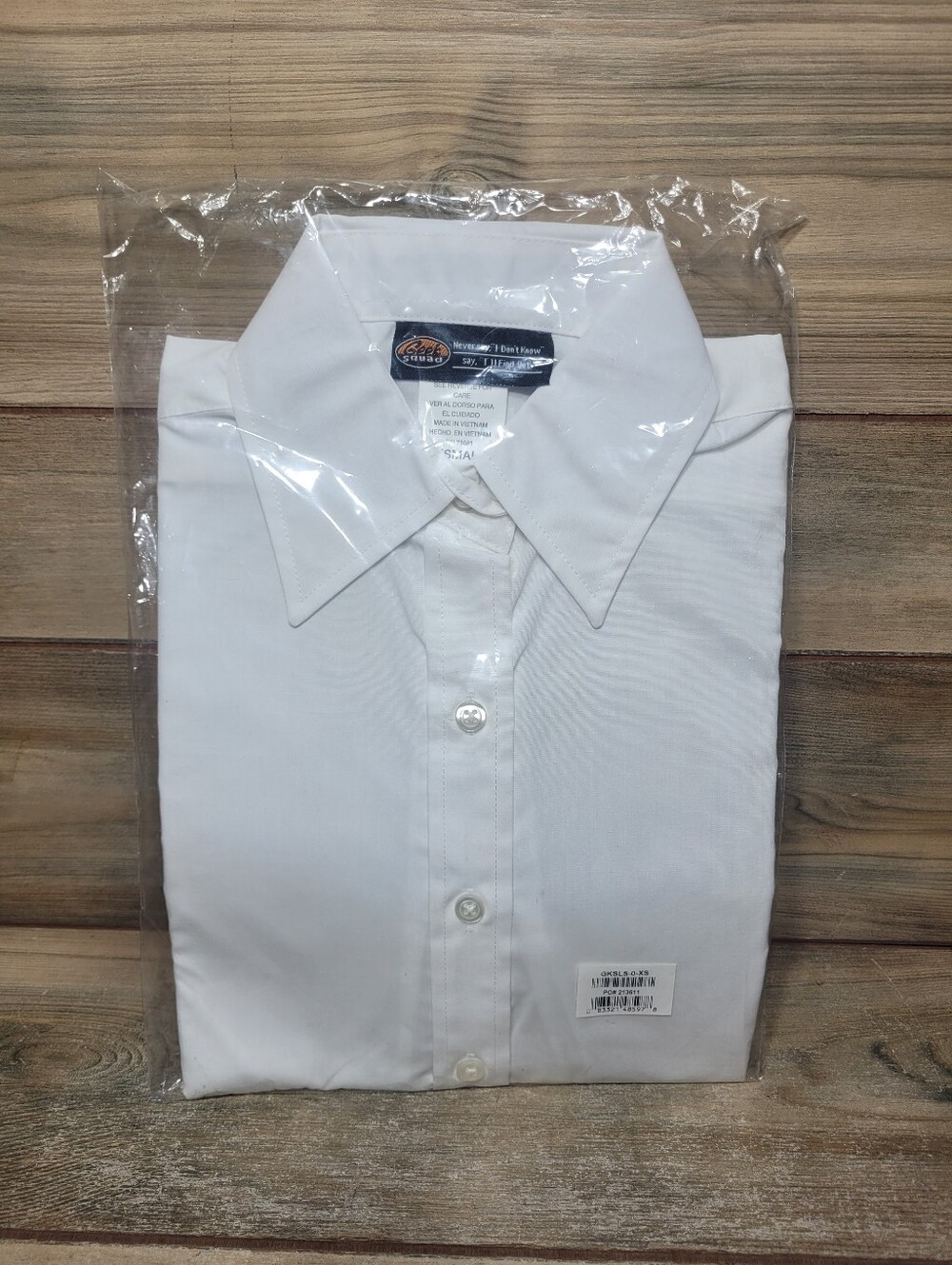 NWT Geek Squad White SS Work Shirt Mens X Small Button Up Best Buy